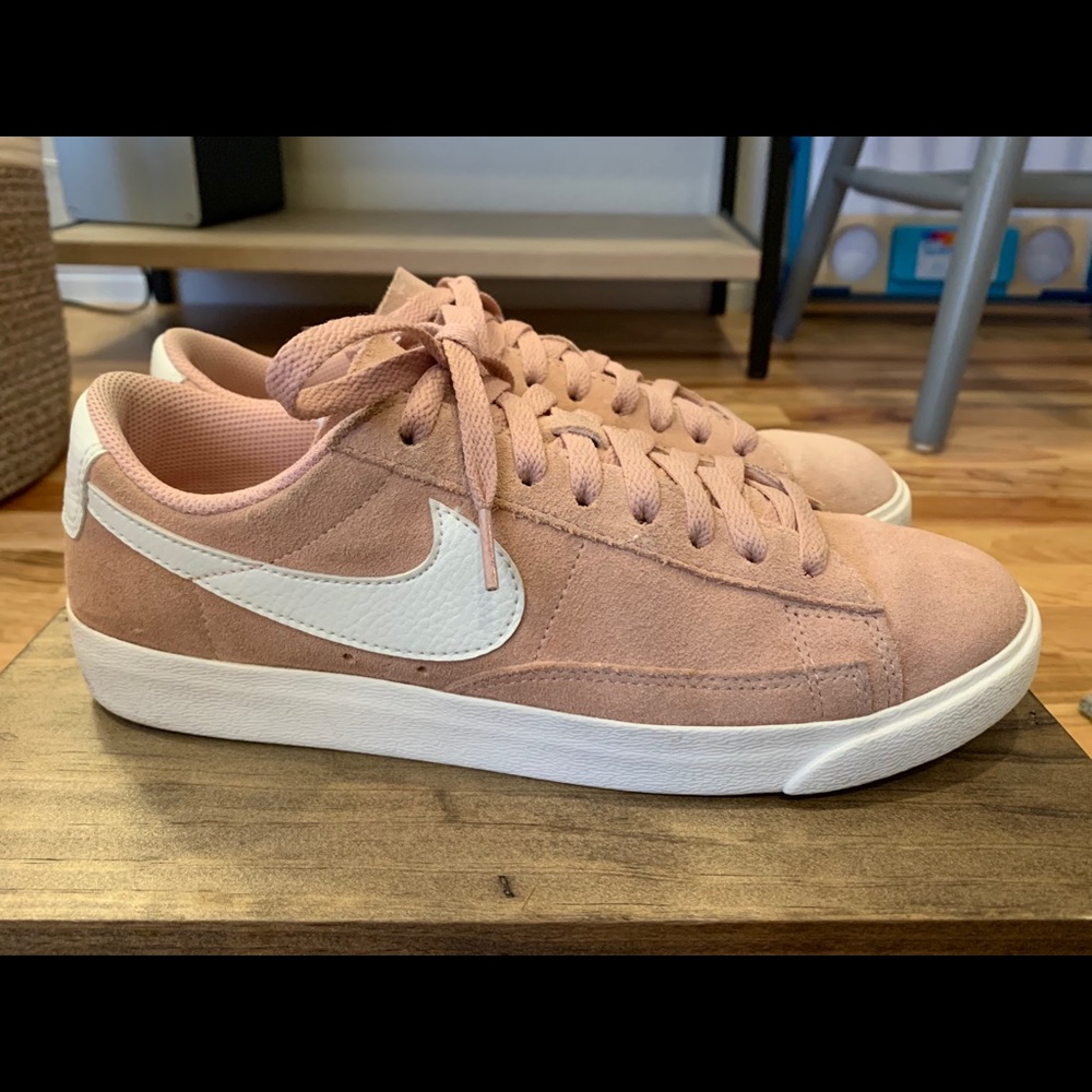 Pink Suede Nikes